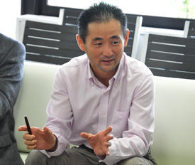 Taro Hitosugi, TP sub-leader of Multi-scale Hierarchical Materials Based on Discrete Geometric Analysis