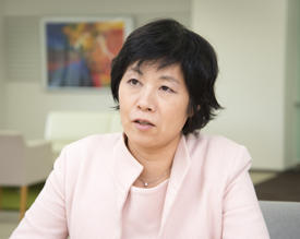 Motoko Kotani, director of the AIMR and a principal investigator in the Mathematics Unit.