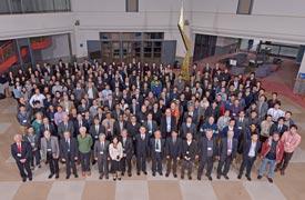 The AIMR International Symposium (AMIS) 2016 offered a glimpse of what a world equipped with materials inspired by harmonious collaborations between mathematics and materials science would look like.
