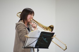 Takayama-san played trombone