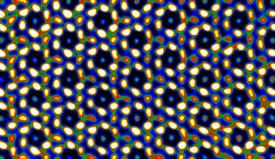 Direct atomic imaging inside the enamel-like coating of a shark tooth shows that fluorine atoms (blue spheres) play a critical role in stabilizing tooth enamel.