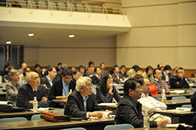 The audience at the third WPI-AIMR Annual Workshop The audience at the third WPI-AIMR Annual Workshop