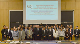 Participants at the “Frontiers in Quantum Materials and Devices” workshop and the “Tohoku/Harvard Workshop” at Harvard University in the United States. Participants at the “Frontiers in Quantum Materials and Devices” workshop and the “Tohoku/Harvard Workshop” at Harvard University in the United States.