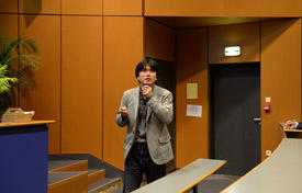 Shigemi Mizukami, a principal investigator at the AIMR, presented his research on spin-based devices known as magnetic tunnel junctions at a workshop in Rennes, France.